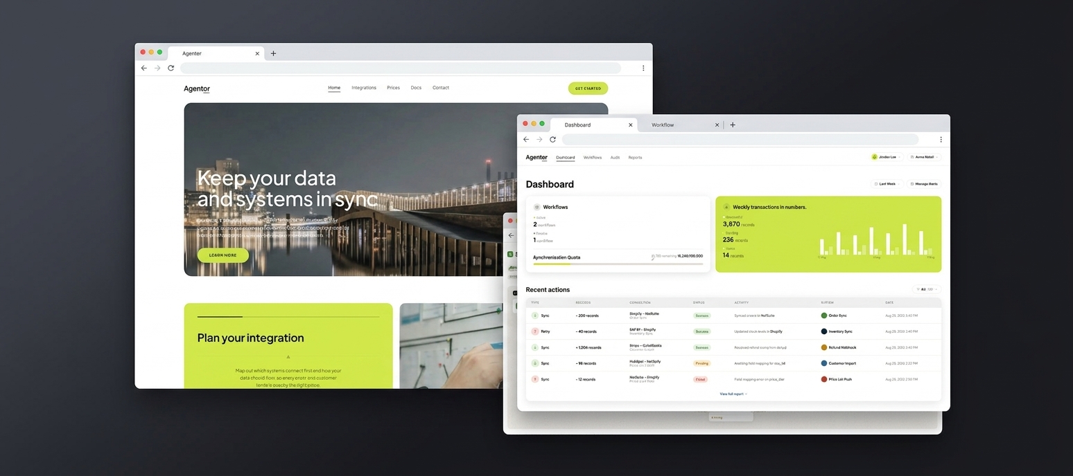 Agentor – ERP & eCommerce integrations